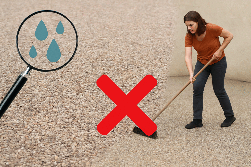 inconvénients de la moquette de pierre