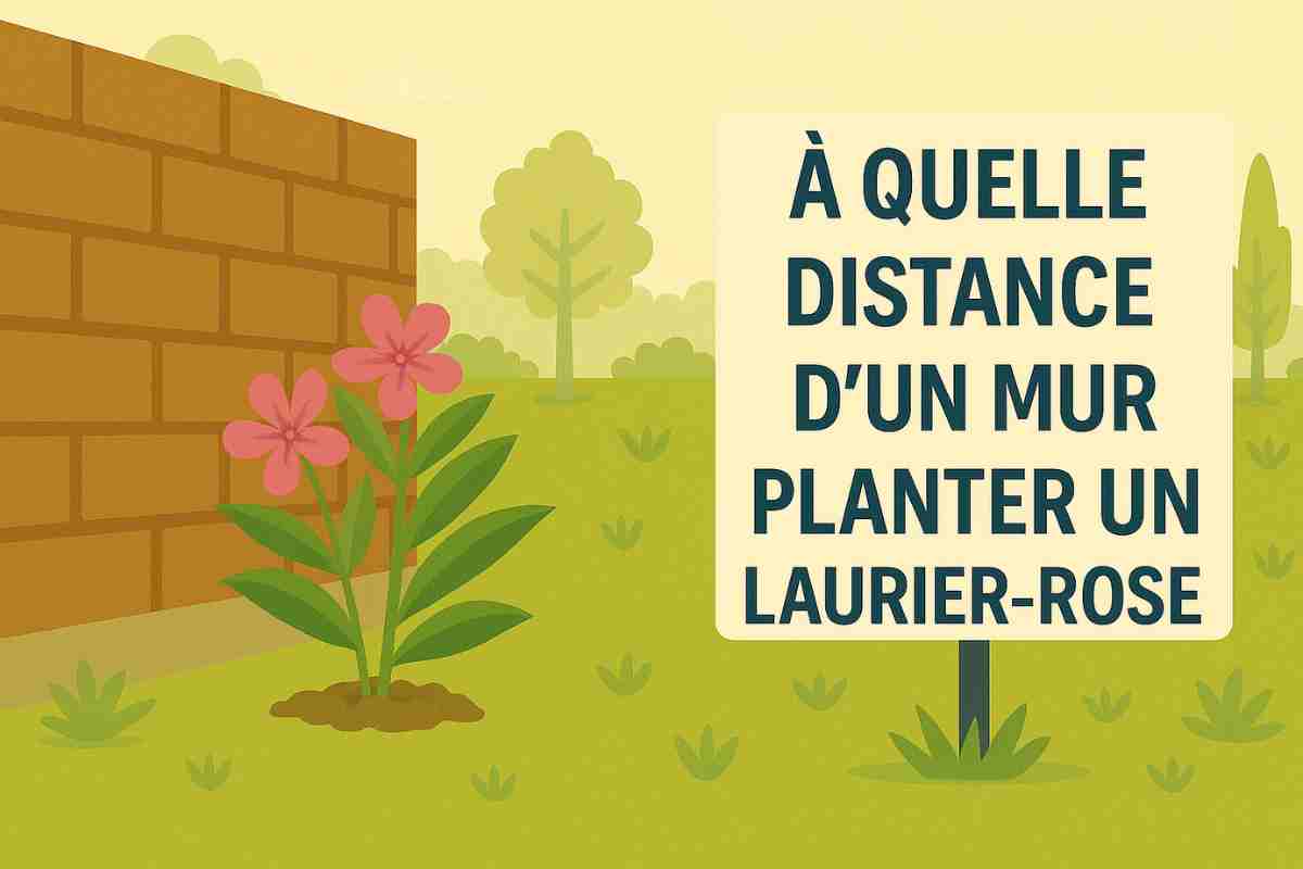 À quelle distance d’un mur planter un laurier rose ?