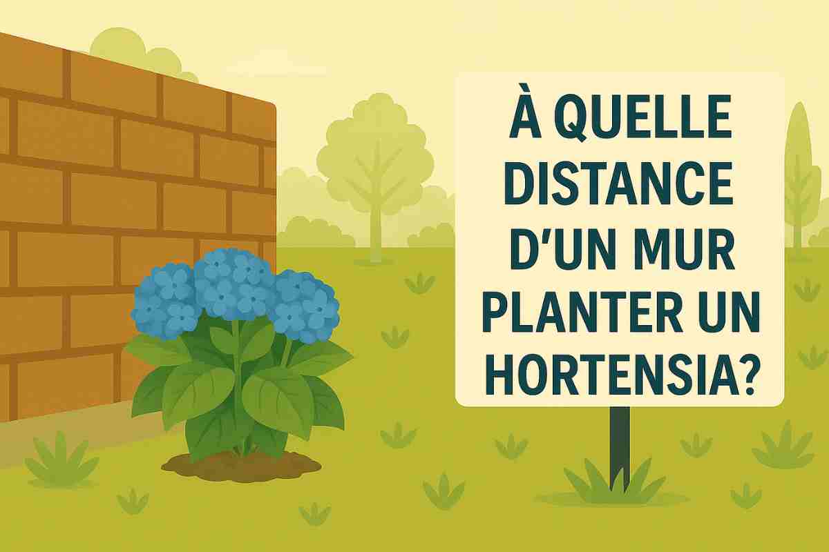 À quelle distance d’un mur planter un hortensia ?