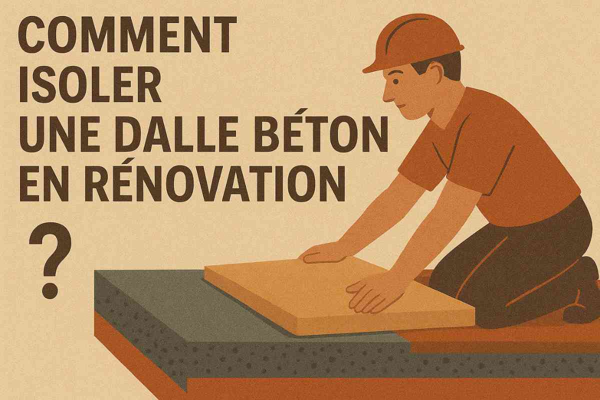 Comment isoler une dalle béton en rénovation ?