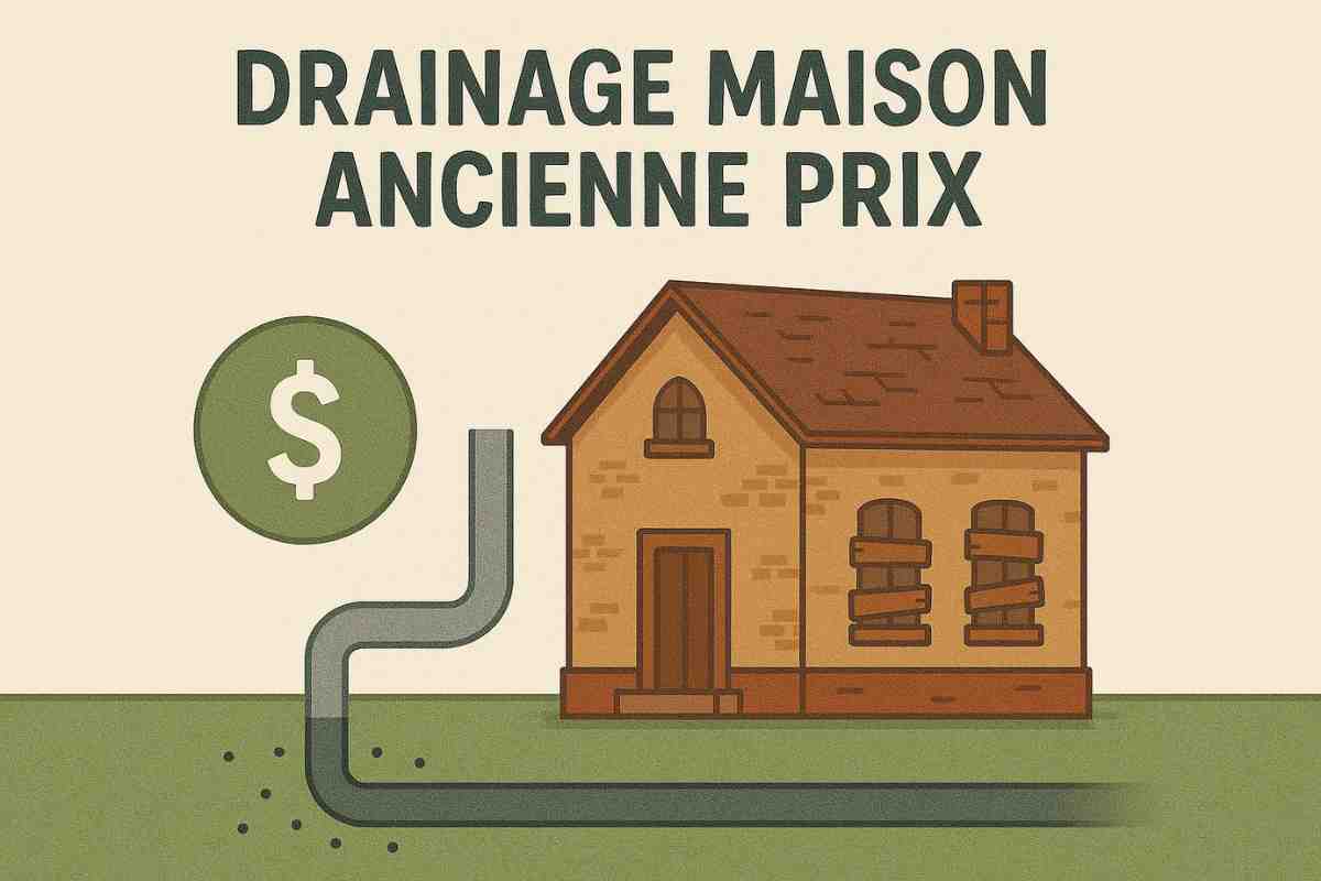 Quel est le prix du drainage pour une maison ancienne ?