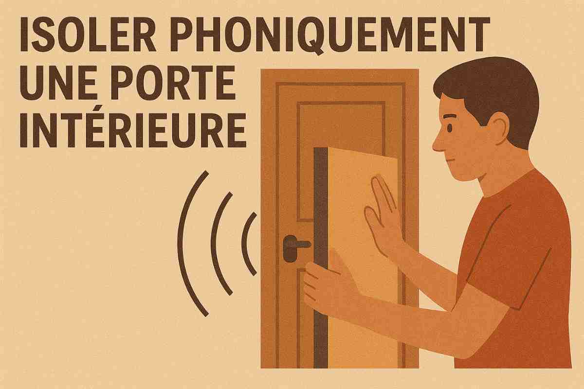 Comment isoler phoniquement une porte intérieure ?