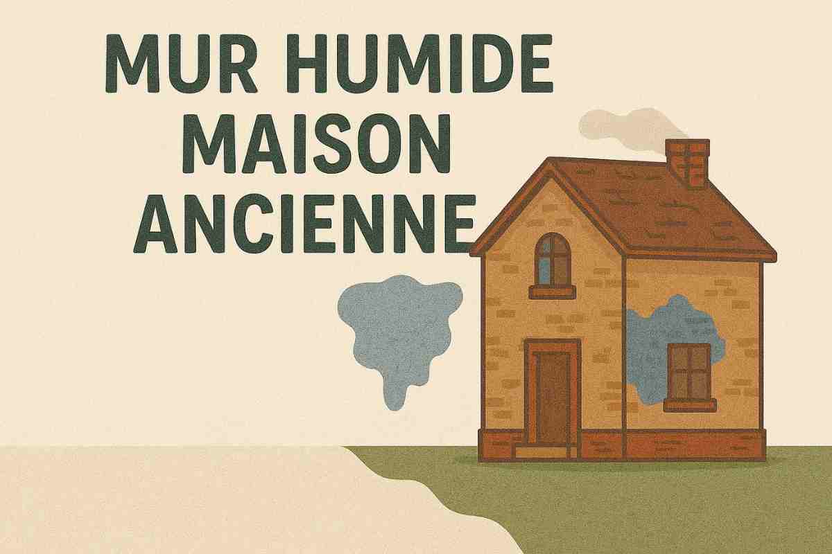 Mur humide dans une maison ancienne : causes et solutions