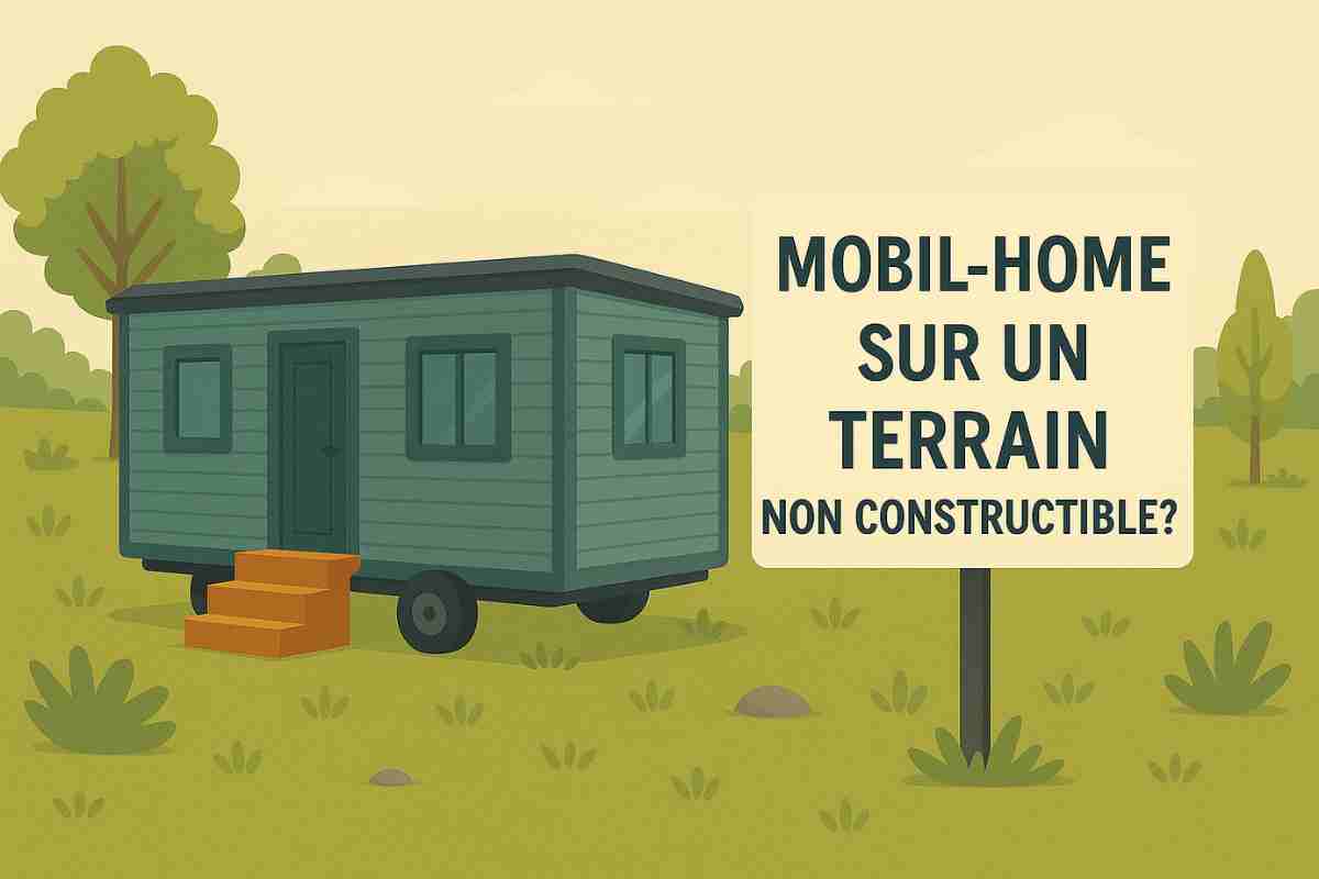 Peut-on installer un mobil-home sur un terrain non constructible en France ?