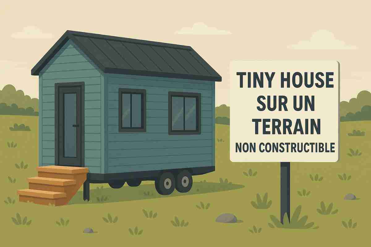 Peut-on installer une tiny house sur un terrain non constructible ?