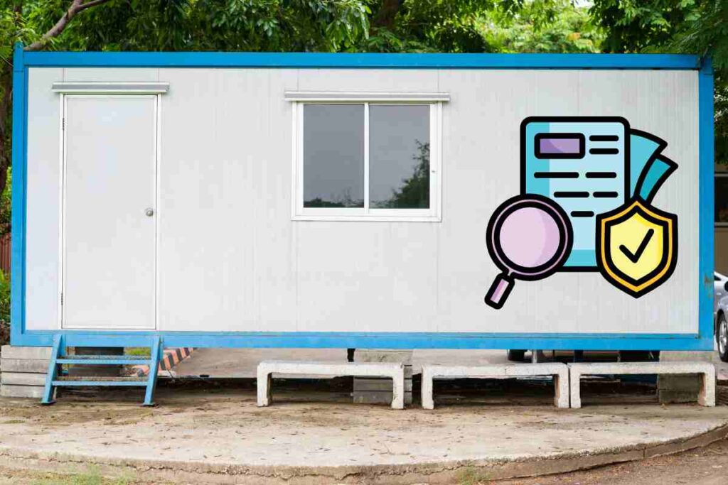 démarches pour installer un container sur un terrain non constructible