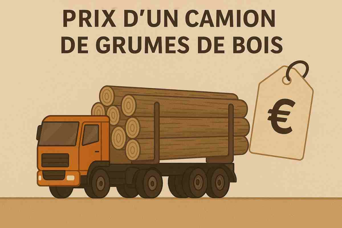 Quel est le prix d’un camion de grumes de bois ?