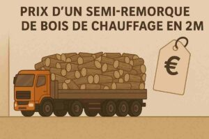 prix d'un semi remorque de bois de chauffage en 2m (2)