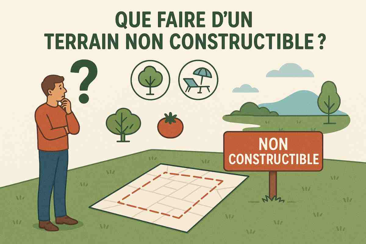 Que faire d’un terrain non constructible ?