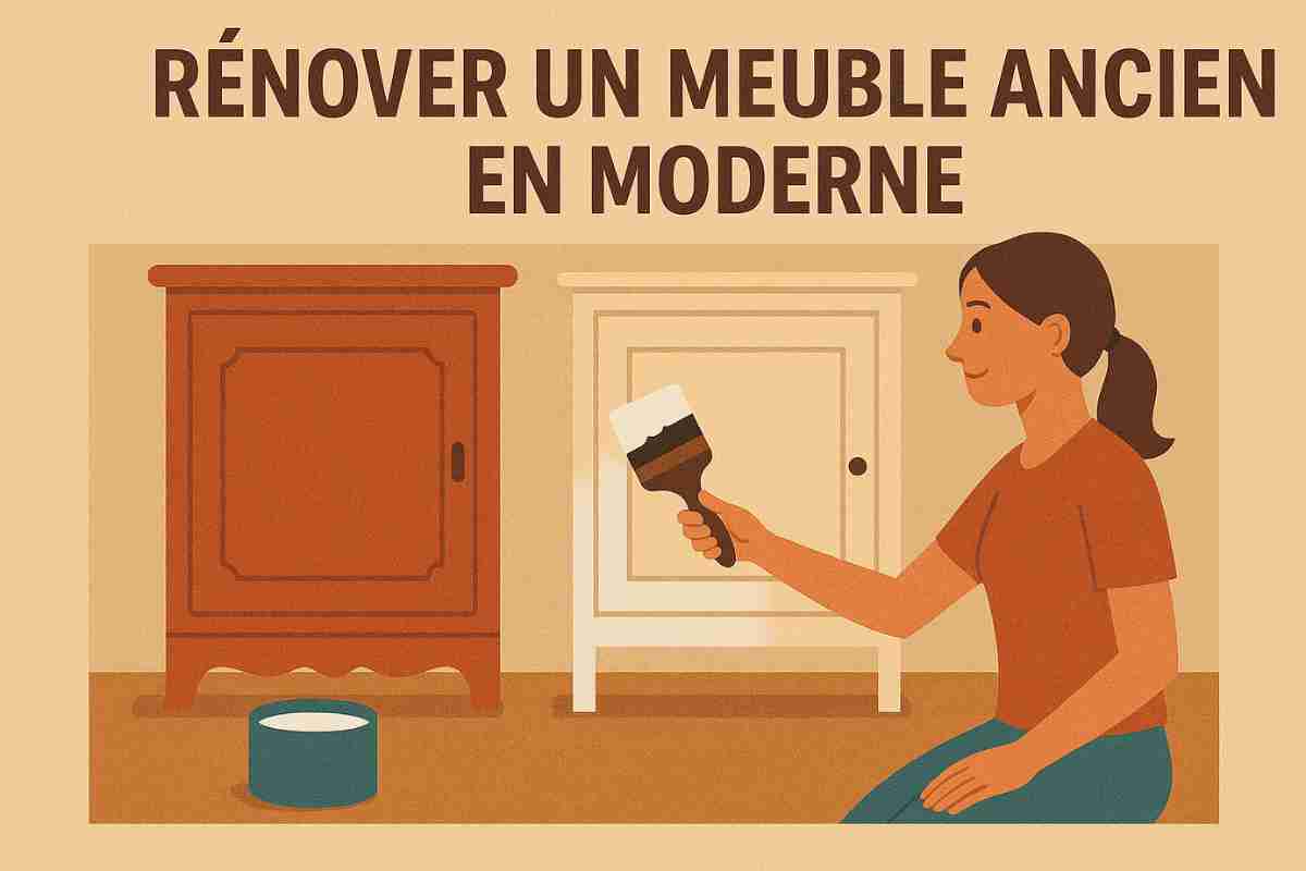 Comment rénover un meuble ancien en moderne ?