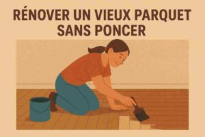 rénover un vieux parquet sans poncer