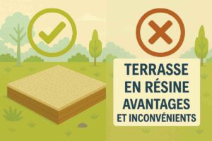 terrasse en résine avantage et inconvénient