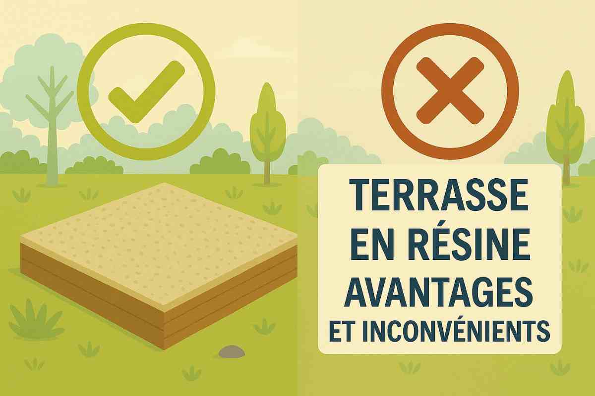 Quels sont les avantages et inconvénients d’une terrasse en résine ?
