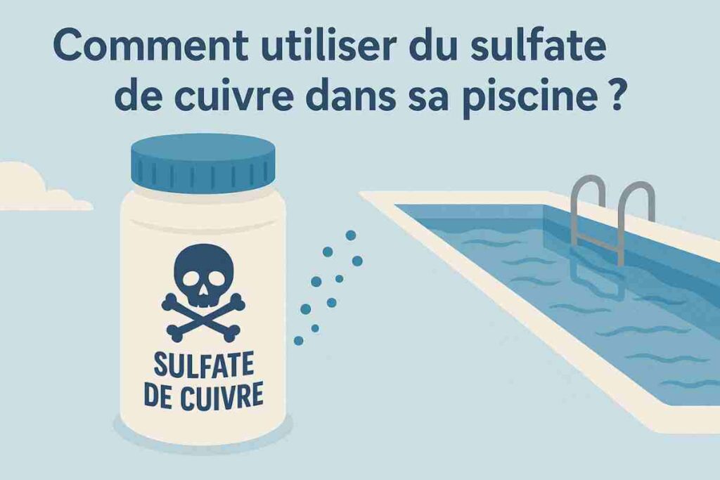 Comment utiliser du sulfate de cuivre dans sa piscine