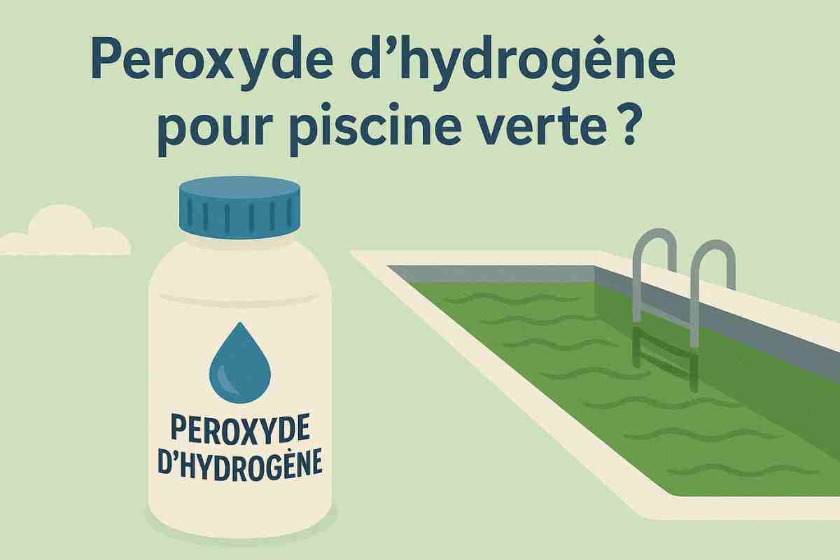 Comment traiter une piscine à l’eau verte avec du peroxyde d’hydrogène ?