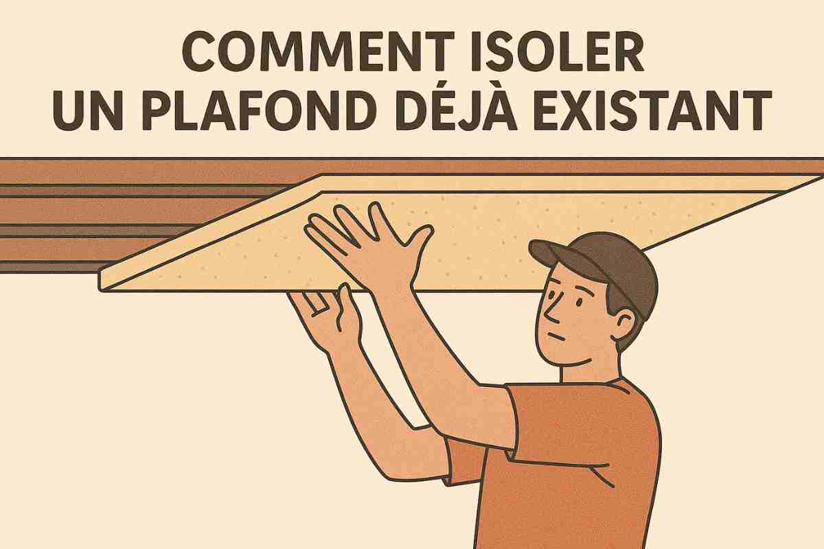 Comment isoler un plafond déjà existant ?