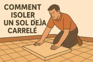 comment isoler un sol déjà carrelé