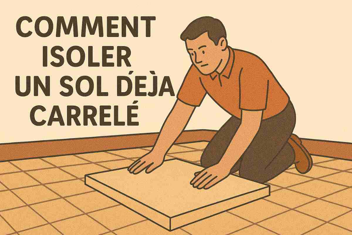 Comment isoler un sol déjà carrelé ?