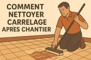 comment nettoyer carrelage après chantier