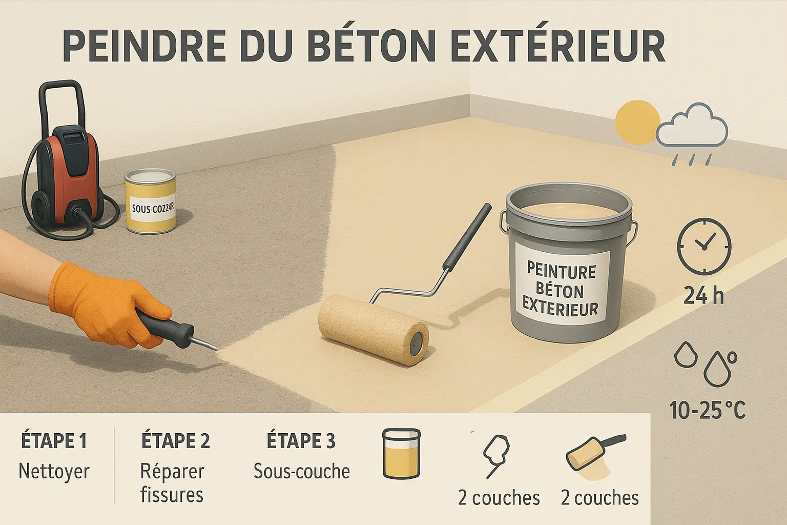 Peinture Pour Dalle Beton Exterieur