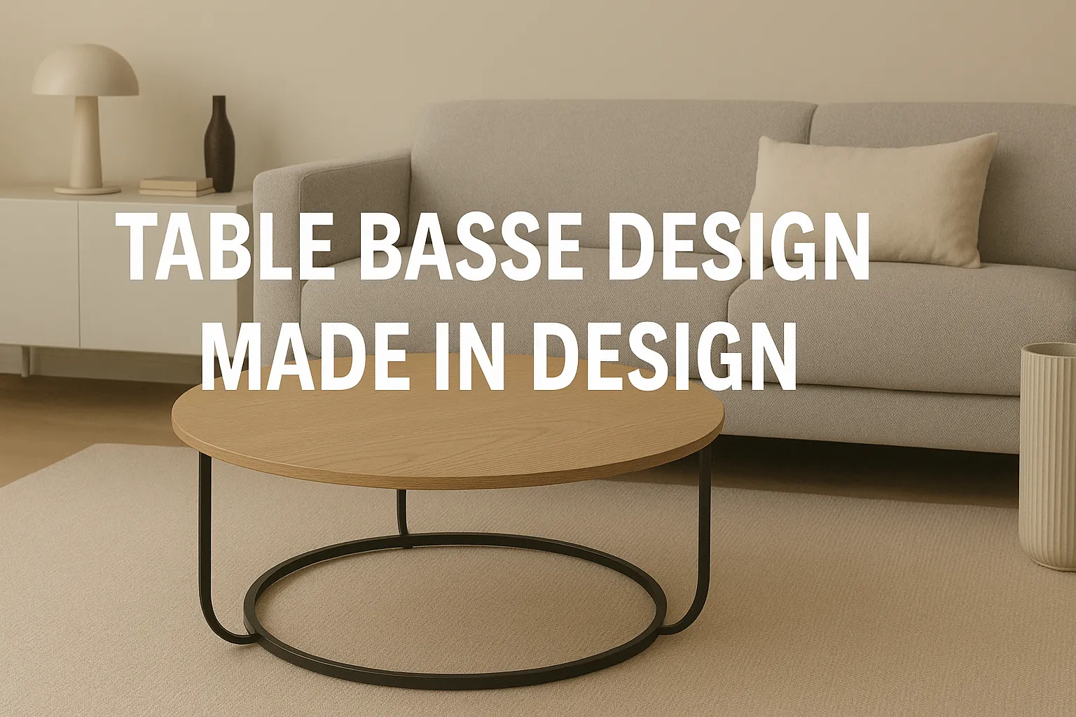 Pourquoi opter pour une table basse design Made in Design ?