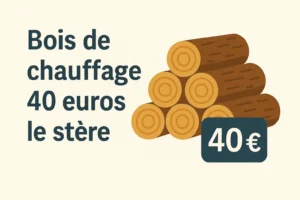 bois de chauffage 40 euros le stère