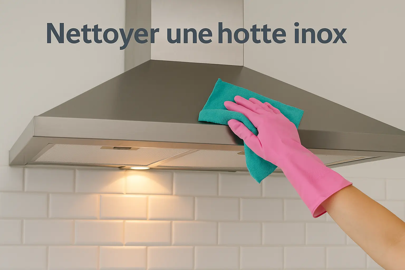 Comment nettoyer efficacement une hotte en inox ?