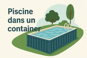 piscine dans un container