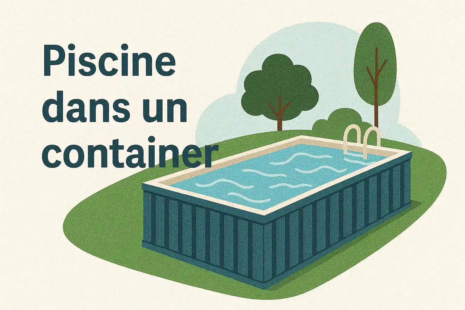 Piscine dans un container : est-ce une bonne idée pour votre jardin ?