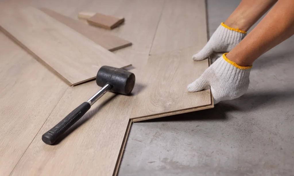 prix de la pose de plinthes sur du parquet flottant