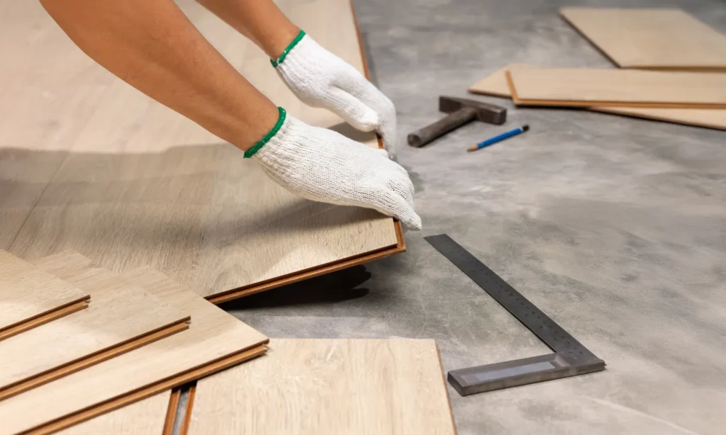 prix moyens de la pose d’un parquet flottant