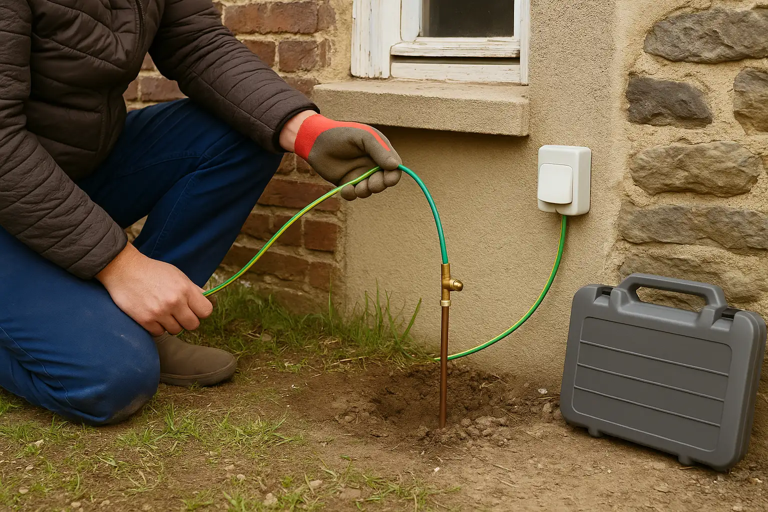 Comment faire une installation d&rsquo;une prise de terre dans une maison ancienne ?