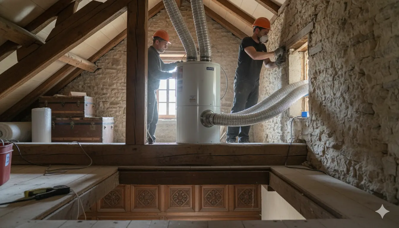 Comment installer facilement une VMI dans une maison ancienne ?