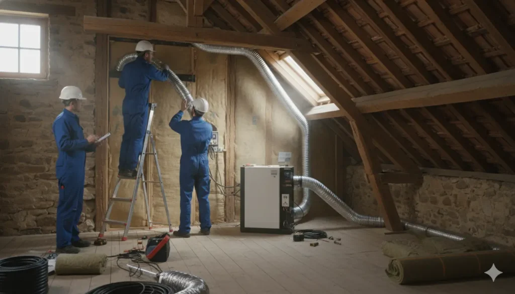 où installer une VMI dans une maison ancienne