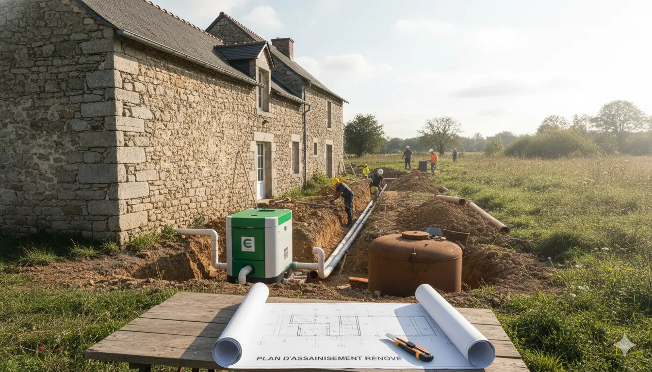 Comment refaire facilement l’assainissement d’une maison ancienne ?