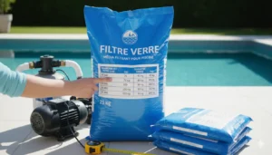 combien de sac de verre pour filtre piscine