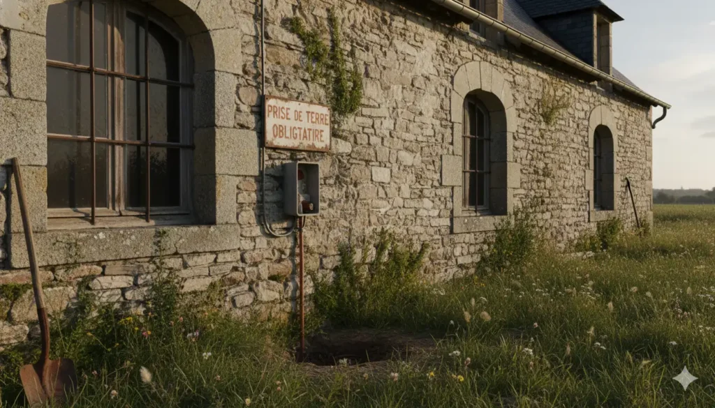 créer une prise de terre en maison ancienne