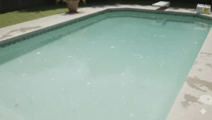 eau de piscine trouble après chlore choc