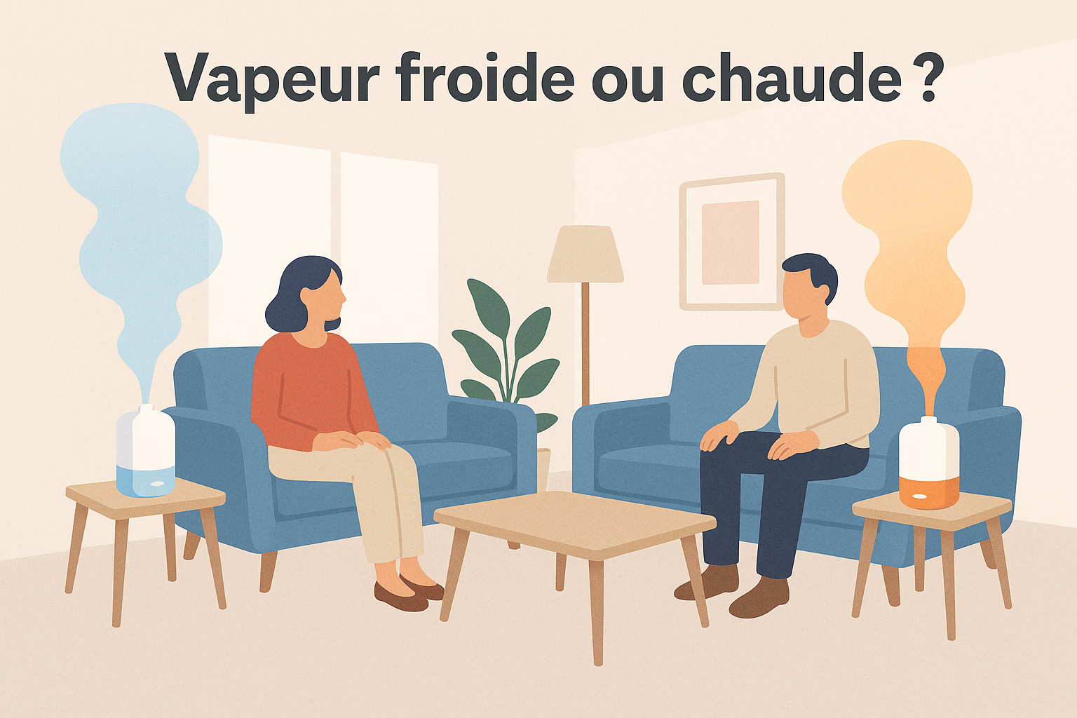 Vapeur froide ou chaude : quel type d&rsquo;humidificateur choisir selon vos besoins&nbsp;?