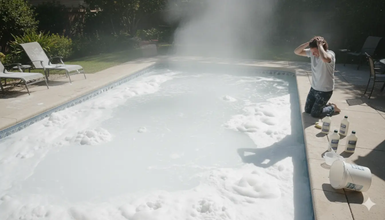 J&rsquo;ai mis trop de clarifiant dans ma piscine : que faire ?