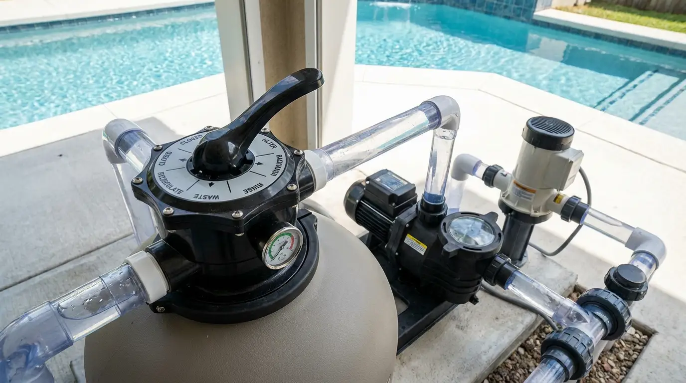 Comment nettoyer un filtre de piscine avec une vanne 6 voies ?