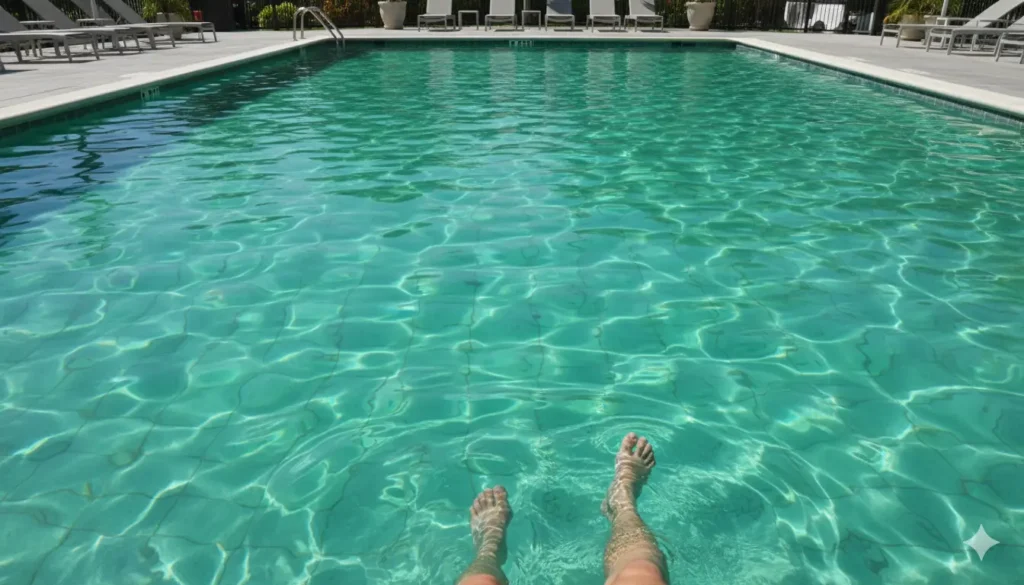 principales causes d'une eau de piscine verte sans algues