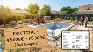 prix d'une piscine enterrée tout compris