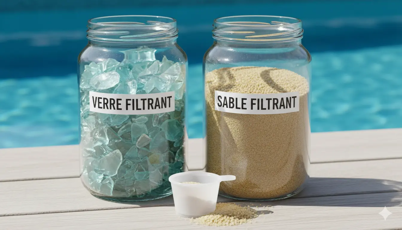 Verre ou sable pour filtre piscine : lequel choisir pour une eau plus claire ?