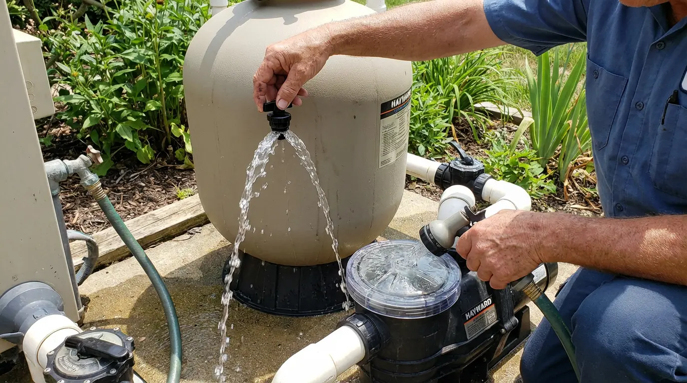 Comment amorcer une pompe de piscine avec un filtre à sable ?