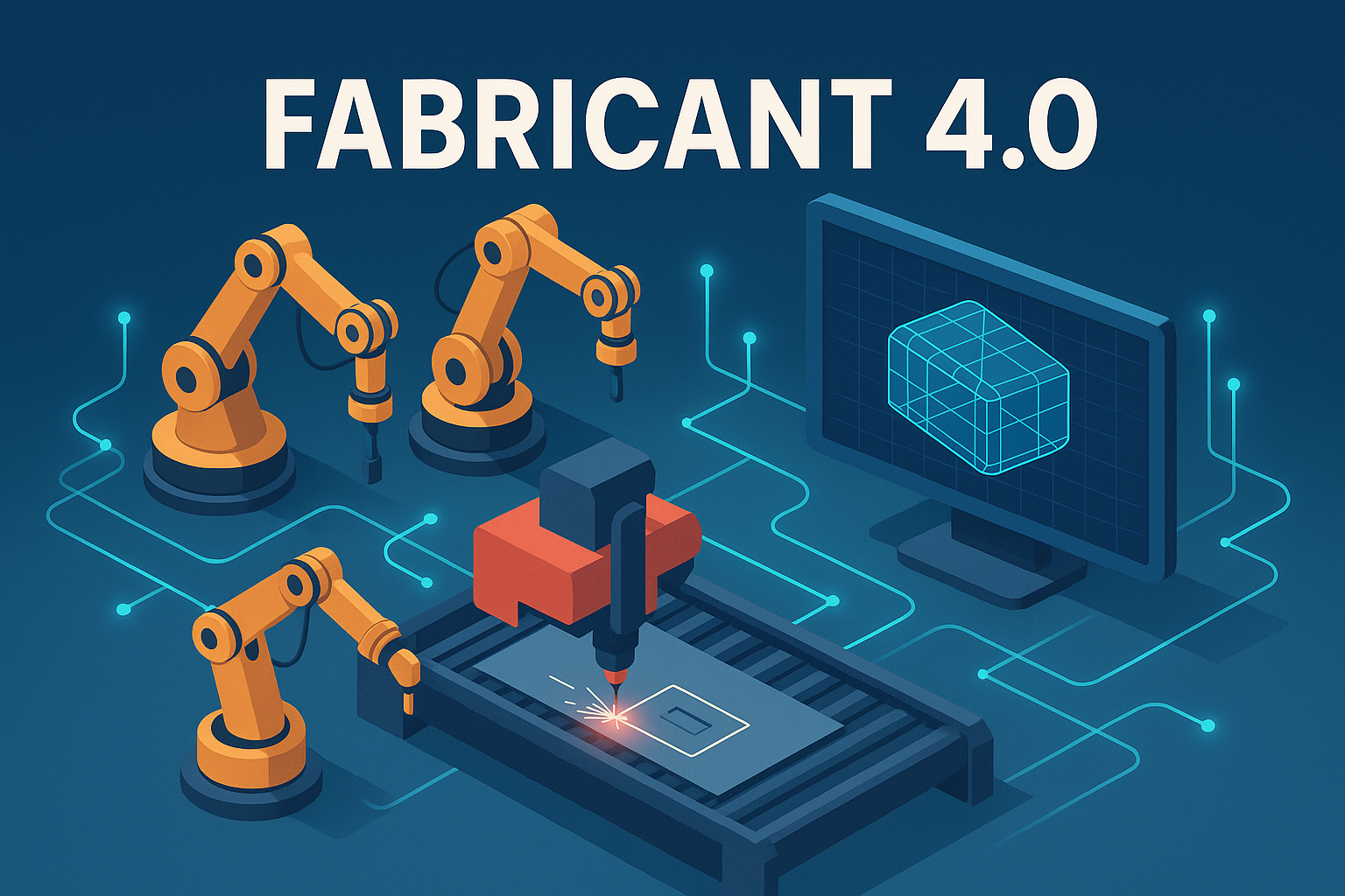 Fabricant 4.0 : comment la découpe laser et la modélisation 3d bousculent l’industrie