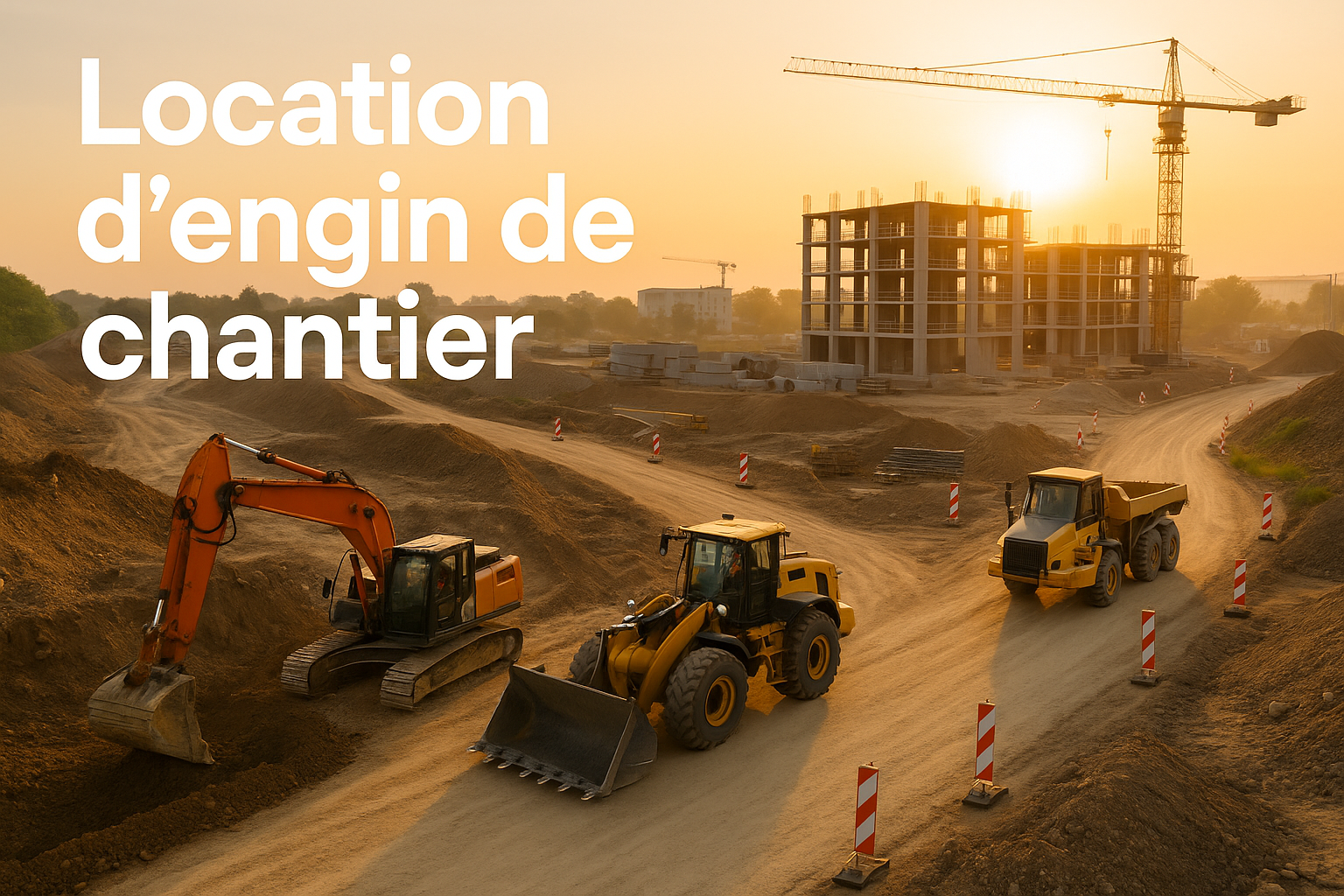 Location d&rsquo;engin de chantier pour les professionnels du btp : mode d’emploi et astuces terrain