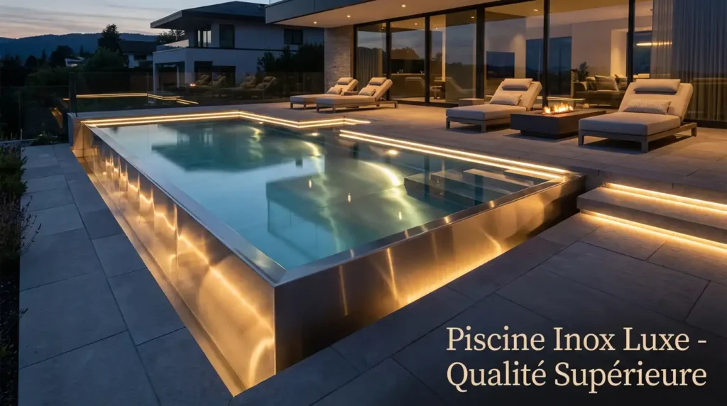 prix moyen d'une piscine en inox