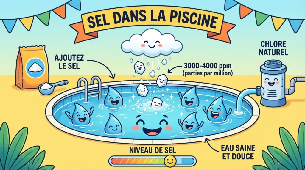 sel piscine