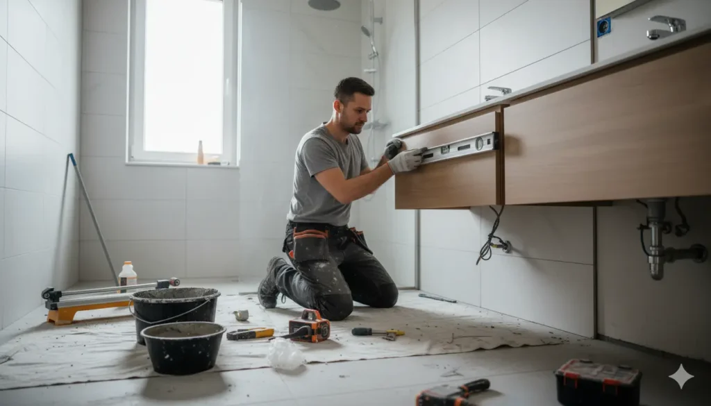 artisan rénovation d'une salle de bain